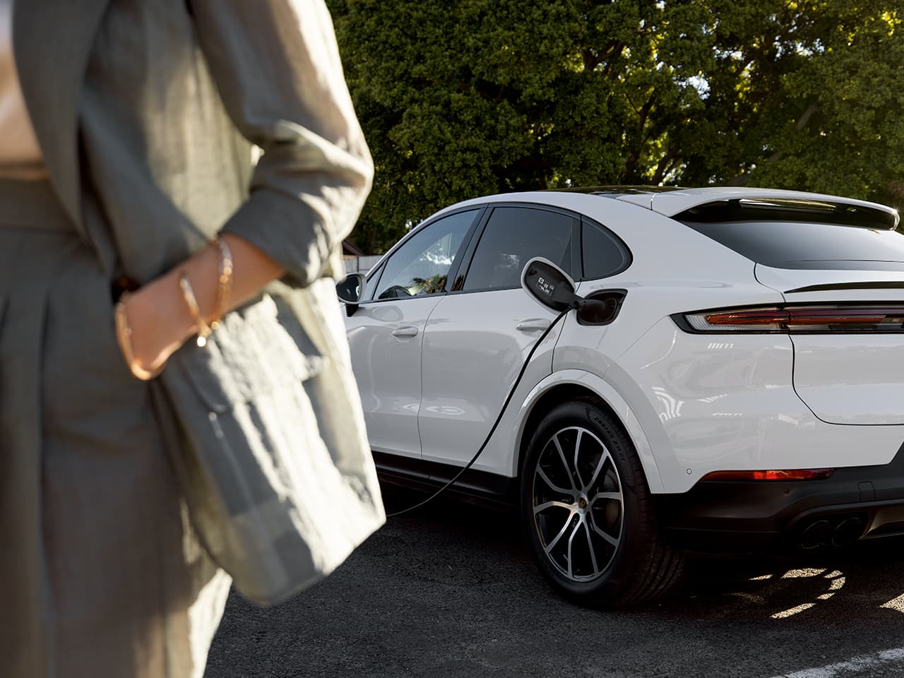 Charging Porsche Cayenne